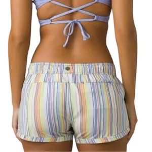 PrAna Pastel Multi Stripe Mariya Beach Shorts size Small thumbnail 2