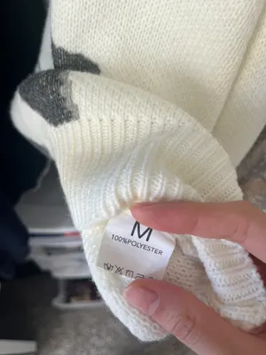 Frank Ocean Knit Sweater White Size M thumbnail 3