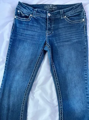 Paisley Sky Bootcut Jeans thumbnail 1
