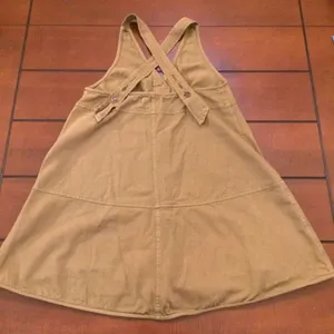 Free People Pocketful of sunshine green khaki mini dress small overalls thumbnail 3