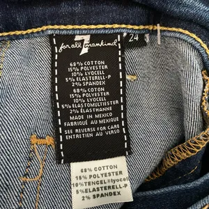 7 For All Mankind The Ankle Skinny Jeans Size 24 thumbnail 6