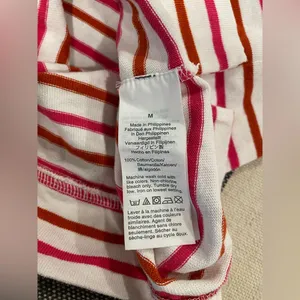 Pink and rusty red jcrew hoodie Front pocket size medium thumbnail 7