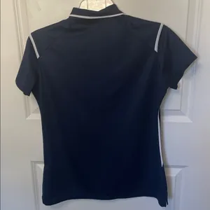 Nike Women’s Dri Fit Navy Polo Shirt Large thumbnail 2