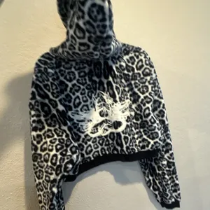 Boys Lie Leopard Animal Print Cherub 2-Pc Fleece Zip Hoodie & Pants Set XS/S thumbnail 11