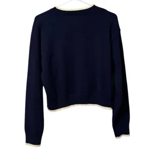 Cider Women Size‎ Medium Embroidered Teddy Bear Sweater Long Sleeve Knit Preppy thumbnail 2