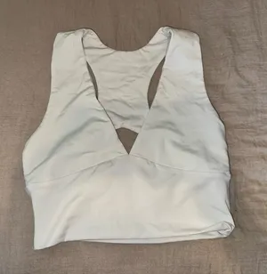 White Cotton Athletic Top thumbnail 1