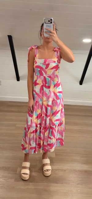 Colorful Boutique Dress thumbnail 1