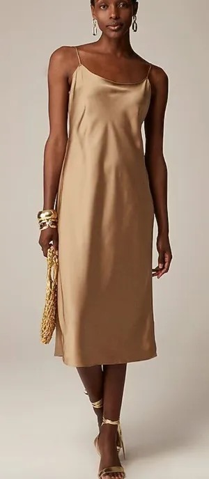 J.‎ Crew Gwyneth slip dress in luster charmeuse satin in Size 2 thumbnail 1