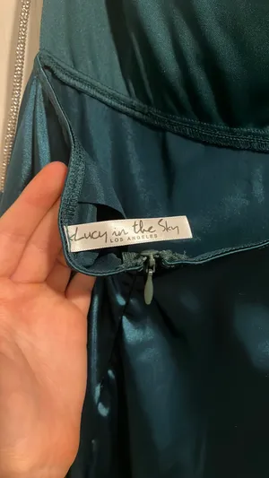 Lucy in the Sky satin dress thumbnail 6