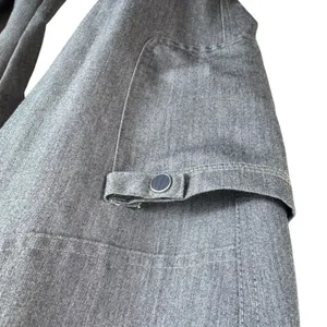 MED‎ COUTURE Touch Gray Slat Heather Drawstring Jogger Scrub Pants Size XSP thumbnail 7