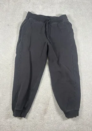 Lululemon Scuba Relaxed High-Rise‎ Jogger Black Women's Size 0 Fleece Sweatpants thumbnail 1