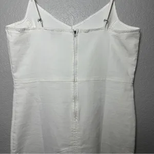 DEREK HEART Womens White Denim Short Body‎ Con Cocktail Dress Juniors XL NEW thumbnail 7