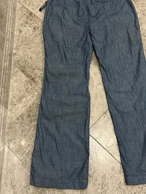 Old Navy Sweetheart Chambray Pant NEW Mid Rise Straight Leg 100% Cotton Size 14 thumbnail 11