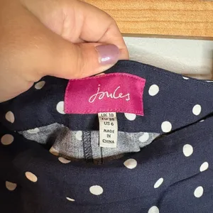 Joules Alexi Print Culottes Navy Spot thumbnail 5