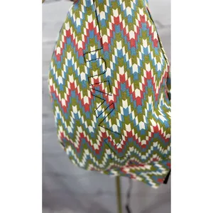 KAVU Original Rope Sling Bag Geometric Print Cotton Crossbody Backpack thumbnail 5
