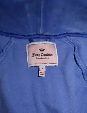 Juicy Couture Velour Ruffle Hem Robe thumbnail 3