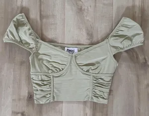 Princess Polly Karla Top Sage thumbnail 2