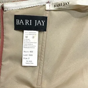 Bari Jay Style 400 Strapless Sweetheart Mini Dress Melon 2 thumbnail 6