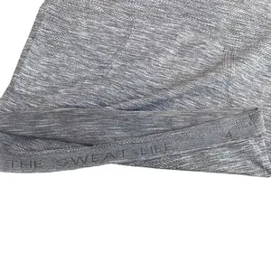 Lululemon Swiftly Tech Racerback Tank Size 4 Light Gray Marl Fitted Sporty‎ Gym thumbnail 4