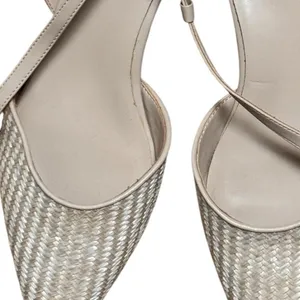 Naturalizer Women's Pointed Toe Weave Sling Back Low Heel Sz 10 NWOT thumbnail 3