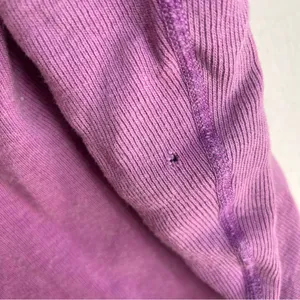 Vintage 70s 80s purple batik thermal top Size Small thumbnail 10