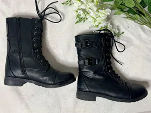 Rue 21 Leather Combat Boots thumbnail 6