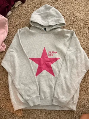 Gildan Alpha phi oversized hoodie thumbnail 1