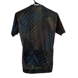 AGU Cycling Jersey Womens Large Black Multi Nocturnal Lines Performance Bike EUC thumbnail 7