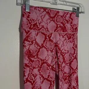 Fabletics Define PowerHold High-Waisted Capri Persimmon Phyton XXS‎ Activewear thumbnail 3