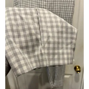 Ann Taylor Blue Gingham Check Ankle Pants Womens Size 14 Stretch‎ Career Office thumbnail 4