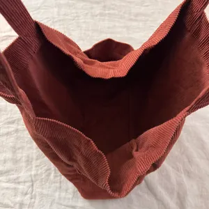 Corduroy Tote Bag Red thumbnail 4