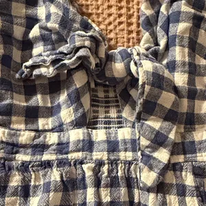 Blue and White Gingham Dress thumbnail 6