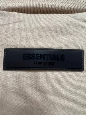 Essential s Fear If God Sand Crewneck Long Sleeve T-Shirt thumbnail 8