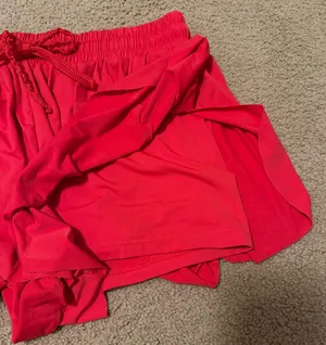 Flowy Athletic Shorts Red Size undefined thumbnail 3