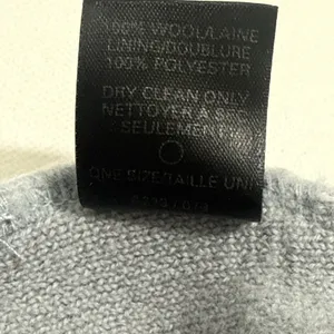 The North Face 100% Wool Blue Stripe Ski Hike Outdoor Warm Beanie Hat‎ Toboggan thumbnail 5