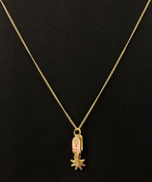 Boutique Boho 18K Gold Pendant Necklace thumbnail 1