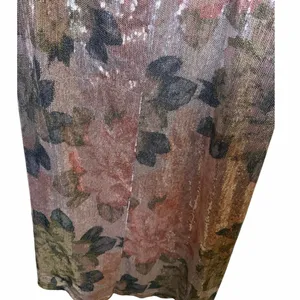 Anthropologie Porridge One Shoulder Floral Sequin Maxi Dress Gown thumbnail 10