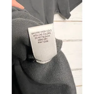 Zenana Gray Cotton V Neck Romper Size Small Short Sleeve Utility Pocket thumbnail 6