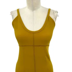 Free‎ People Movement All Star Onesie Jumpsuit Alchemy Yellow Size Medium thumbnail 4