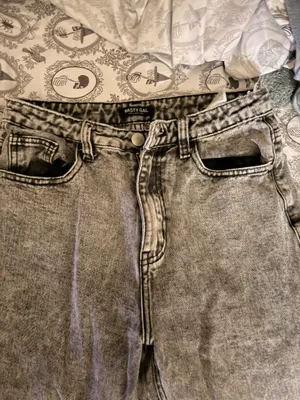 Nasty Gal Jeans Mom Black Ripped thumbnail 2