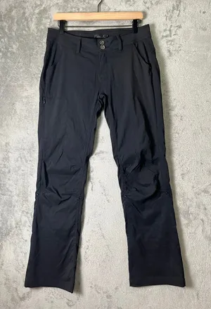 prAna Halle Pant Charcoal Gray Stretch Zion Bootcut Hiking Pants Women's Size 8 thumbnail 1