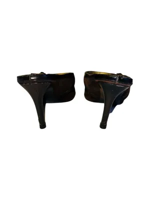 Nine West Brown Suede Slings with Buckle Detail thumbnail 4