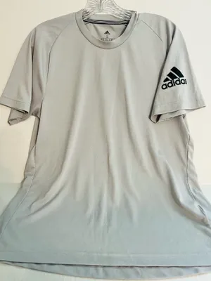 Adidas Climalite Gray Athletic Top thumbnail 1