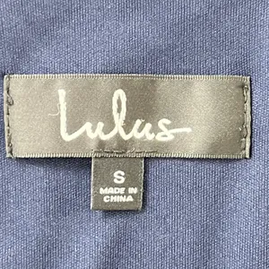 LULUS Shifting Dears Navy‎ Blue Chiffon Cold Shoulder Long Sleeve Shift Dress thumbnail 5