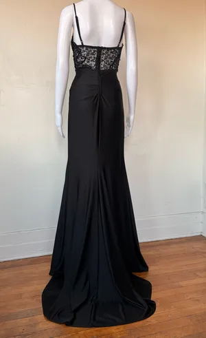 Black Lace Prom/Evening Gown thumbnail 6