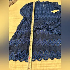 Free People Simone Mock Neck Mini Dress - NWT- Size S thumbnail 10
