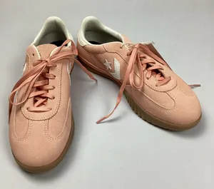 Converse Run Star Trainer Pink Suede Low Top Men Size 7.5 Women Size 9 New with tag thumbnail 1
