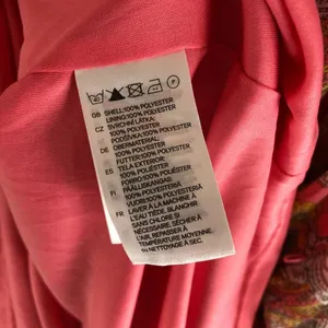 H&M Sleeveless Paisley Dress Pleated V-Neck Pink Orange Size 14 thumbnail 4