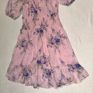 Loveshackfancy Lai Mini Floral Dress Size Small thumbnail 5