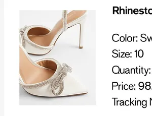 Rhinestone Pumps thumbnail 7